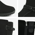thumbnail image 5 of Comfy Moda Women's Waterproof Winter Snow Boots Leslie, Black, Size 9, 5 of 5