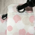 thumbnail image 4 of Ambesonne Pastel Grommet Curtain, Soft Spring Floral Motif, 50" x 63", Brown Pale Pink White, 4 of 6