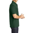 thumbnail image 3 of Mafoose Men's Active Textured Polo T-Shirt Forest Green Small, 3 of 5