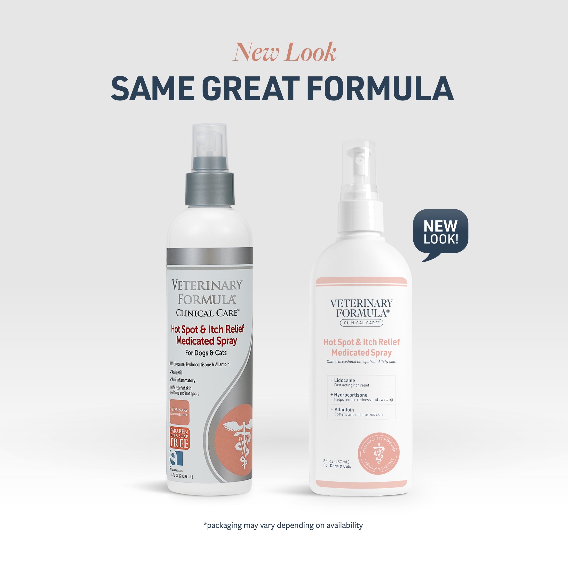 Veterinary formula hot spot clearance and itch relief spray