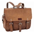 thumbnail image 1 of Sharo Mochila/Bronce/Bolso de Mensajero Ancho Tres en uno de Cuero Genuino, 1 of 6