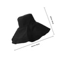 thumbnail image 2 of Hytrove Sombrero Plegable Mujer Con Extra Ancha Para Sol Moderno En Color Negro, 2 of 7