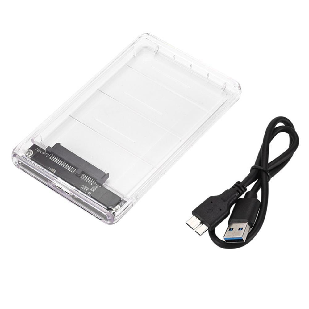 donor skrig Medalje 2.5" USB 3.0 SATA Box HDD Hard Disk Drive External Sale Case Hot Enclosure  L2C4 - Walmart.com