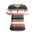 thumbnail image 6 of Craaazy Womens Casual Short Sleeve Sweatshirt with Half Zipper Placket and Solid & Graphic Prints for Summer Daily Wear Gift, 6 of 6