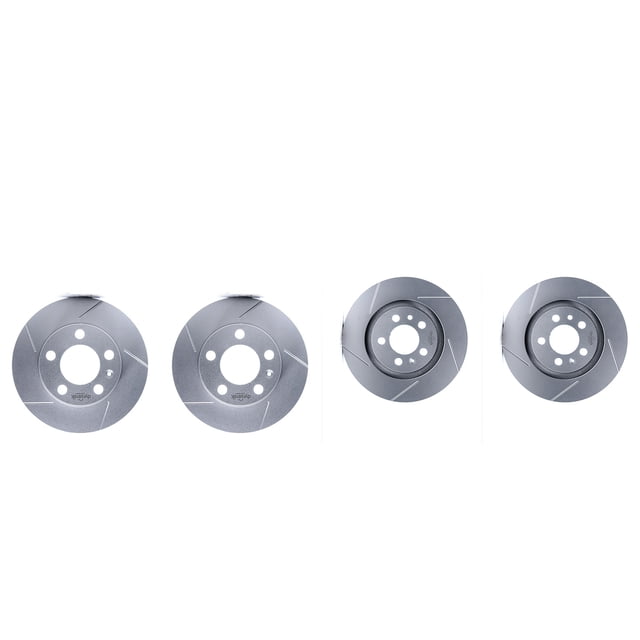 Set 4 Discos Ranurados Leon 1999 A 2005 Seat L4 1.8L DYNAMIK .