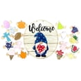 thumbnail image 2 of Seasonal Welcome Sign With Interchangeable Front Door Porch Pendant, 2 of 9