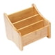 thumbnail image 3 of Caja de almacenamiento para control remoto, compartimento de escritorio, cesta ahorradora de espacio para encimera 3 compartimentos, 3 of 9