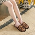 thumbnail image 5 of House Slippers for Women Men - Beautiful Ethnic African Women Lightweight House Shoes Fuzzy Slippers, Soft Slip-On Cozy House Slippers for Woman Indoor Outdoor, 5 of 7
