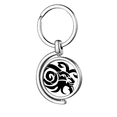 thumbnail image 1 of Constellation Capricorne Signe du Zodiaque Rotation Porte-Clés Porte-Clés en Métal, 1 of 2
