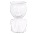 thumbnail image 2 of Scandinavian Style Ceramic Face Planter Pot, Modern  Decor for Succulent Cactus, 2 of 8