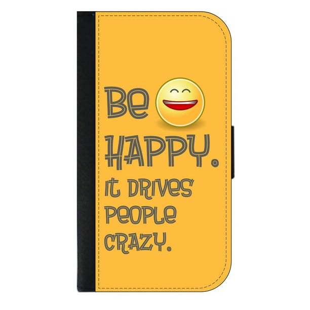 Accessory Avenue Be Happy It Drives People Crazy Funny Quote Passport Cover Card Holder For Travel Walmart Com Walmart Com