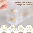 thumbnail image 5 of EcoNesxp Sac de Rangement Transparent Auto-Scellant Rose pour Bijoux Femmes Sac à Fermeture Éclair, 5 of 5