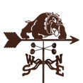thumbnail image 2 of EZ Vane Bulldog Weathervane | 4-Sided Mount | 14 Gauge Steel | Sealed Ball Bearings | Home or Garden, 2 of 7