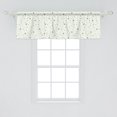thumbnail image 2 of Ambesonne Butterfly Window Valance, Flowers Spring Awakening, 54" X 18", Yellow Green, 2 of 3