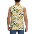 thumbnail image 4 of Goofa Lemon Printed Men's Sleeveless T-Shirt - Athletic Gym Workout Tank Top for Men - Moisture-Wicking, UPF 30+ Quick-Dry Muscle Tee-XX-Large, 4 of 8