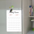 thumbnail image 4 of Fridge Magnet Whiteboard Erasable Smooth Writing Self-adhesive Sticky Anti-scratch Leave Message Foldable A3 A4 Anti-slip Magnetic Soft Whiteboard Household Stuff, 4 of 6
