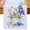 Purple, variant on Spring Easter Table Runner 70 Inches Long for Kitchen Dining, Retro Rabbit Cup Botanical Purple Leaves Dresser Scarf Farmhouse, Dining Table Decorations for Wedding/Parties, 13 x 70 In