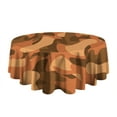 thumbnail image 5 of Camouflage Round Tablecloth 70x70in(178x178cm) – Waterproof Polyester Table Cover with Full Print Design, Wrinkle Resistant & Washable for Kitchen Dining Party Decor, 5 of 6