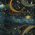 thumbnail image 2 of Designart "Celestial Azure V" Boho Blackout Curtain Single Panel, 2 of 4