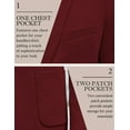 thumbnail image 4 of COOFANDY Blazers for Men Slim Fit Casual Suit Blazer Jackets Two Button Lightweight Sport Coats, 4 of 5