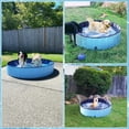 thumbnail image 2 of Collapsible Pet Dog Bath Pool, Kiddie Pool Hard Plastic Foldable Bathing Tub PVC Outdoor Pools for Dogs Cat Kid, 2 of 6