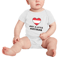 thumbnail image 2 of Just A Little Austrian Funny Baby Bodysuit, 2 of 5