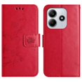 thumbnail image 1 of For Xiaomi Redmi Note 14 4G (164.84x78.15x8.16mm) Case Wallet Stand Imprinted Butterfly Flower PU Le, 1 of 5