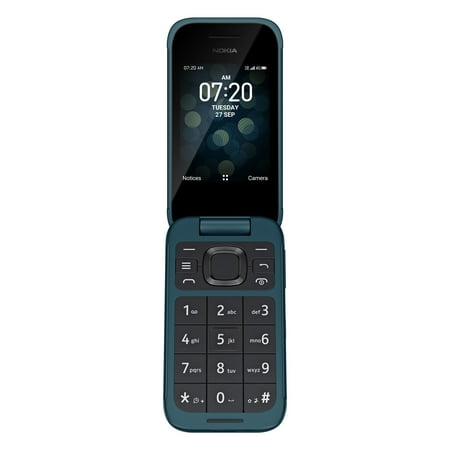 Restored NOKIA 2780 Flip TA-1420 GSM / Verizon Unlocked Flip Phone - Blue (A Grade)(Refurbished)