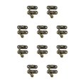 thumbnail image 3 of Scienceny Candado cerrojo Vintage gancho decorativo cerradura protectora oculta joyería caja de muebles Hardware accesorios regalos Gancho izquierdo de bronce 10piezas, 3 of 6