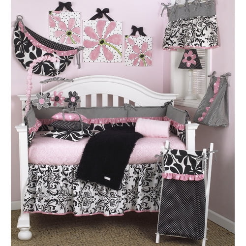 Cotton Tale Girly 7 Piece Crib Bedding Set Walmart Com Walmart Com
