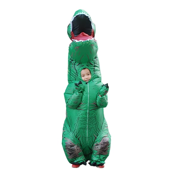 Disfraz De Dinosaurio Inflable T-Rex Disfraz Inflable Para Halloween, Cosplay, Fiestas De Navidad Y Eventos Divertidos Al Aire Libre