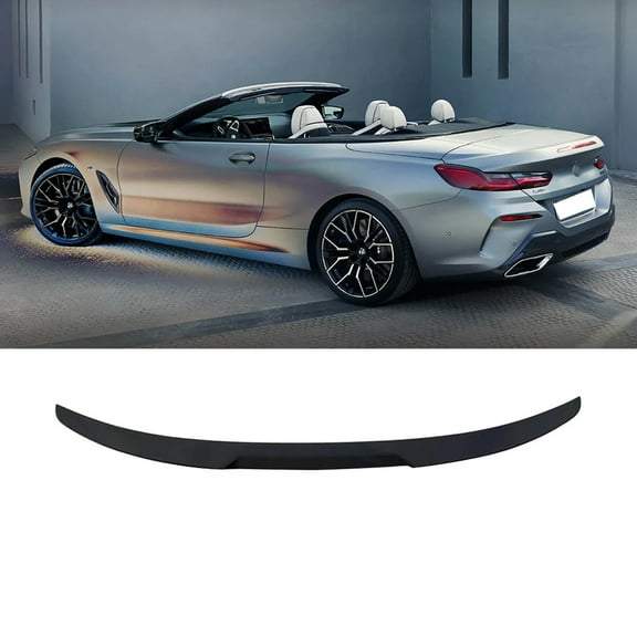 NINTE Rear Spoiler for 2019-2023 BMW 8 Series Convertible G14 F91 M8 840i Convertible Gloss Black