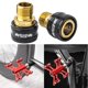 thumbnail image 5 of 2 espaciadores de pedal de extensión de Pedal izquierdo y derecho, rosca de material acero de 9/16 '', adaptador de 20mm, extensión de Pedal de eje para Oro DYNWAVEMX Extensores de pedal de bicicleta, 5 of 8