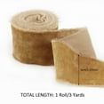 thumbnail image 2 of Velvet Ribbon for Christmas Tree,1.6"x3 Yards Handmade Frayed Silk Velvet Ribbon for Flower Bouquet, Gift Wrapping, Invitations, Holiday Christmas Decor, Wedding Fall Decor, 2 of 6