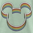 thumbnail image 2 of Girl's Mickey & Friends Rainbow Logo  Graphic Tee Mint Large, 2 of 4