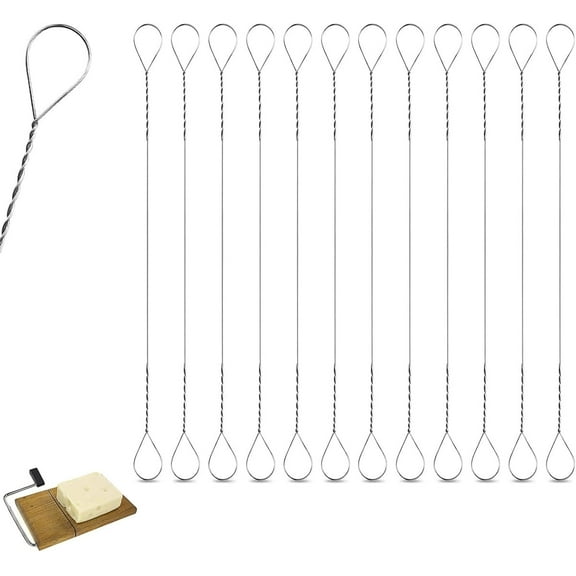 Cheese Cutter Wire kit - Cheese Slicer Wire - GIXUSIL Cheese Slicer Wire Replacement kit - 5.7 inch Stainless Steel Butter Slicer Wire for Block Cheese Cutter Marble Cheese