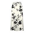 thumbnail image 6 of Levmjia Womens Midi Skirt Printed High Waist Elastic Waist Slim Fit Casual Skirt Soft Breathable Stylish For Daily Dating Party Vacation Spring Summer Wear, 6 of 7