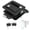 Black, variant on BIMZUC RV Entrance Door Lock Safety Latch Built in Deadbolt Aluminum Alloy Camper Trailer Motorhome Black 7.09 in / 18 cm