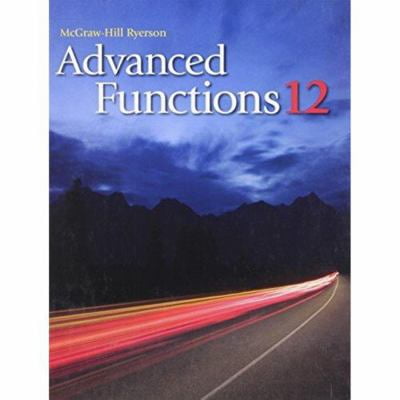 Pre-Owned McGraw-Hill Ryerson: Advanced Functions 12 (Hardcover) 9780070266360