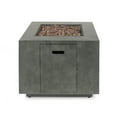 thumbnail image 3 of Bellvue Outdoor 33-Inch Square Fire Pit, Concrete, 3 of 9