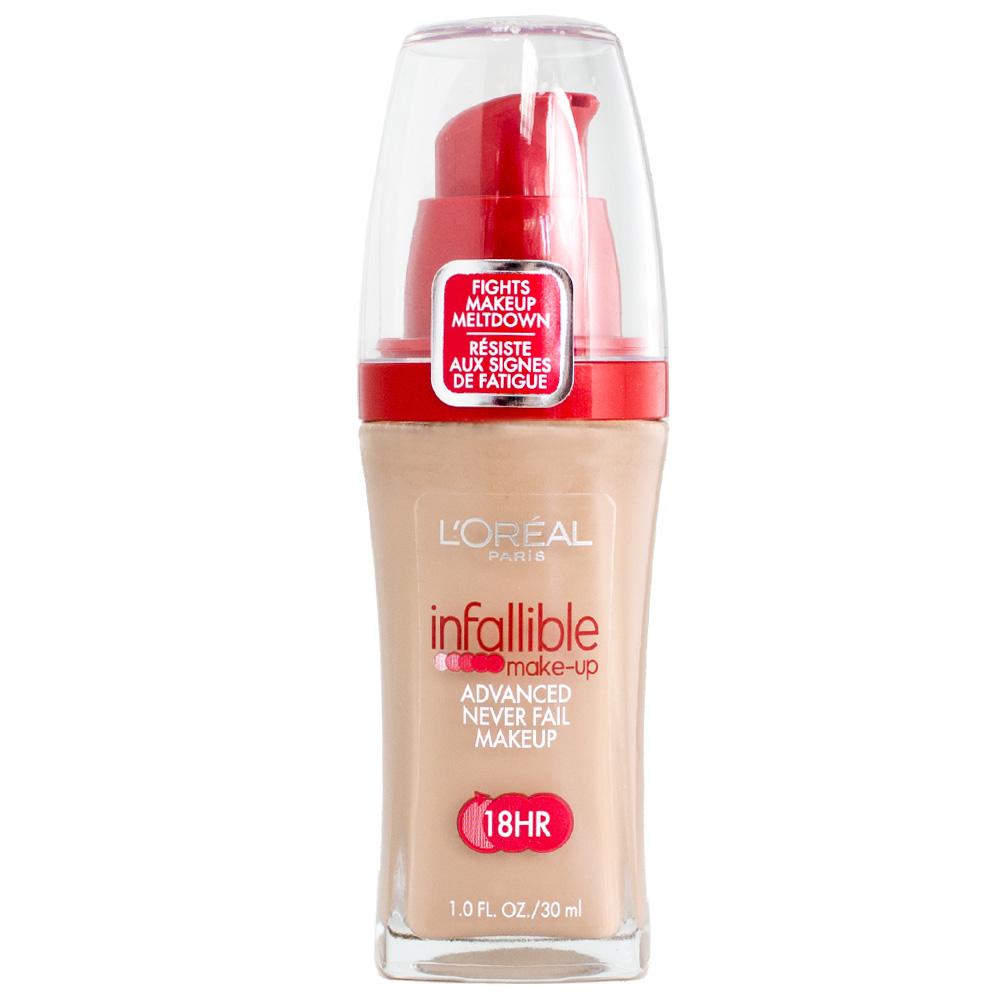 L'Oreal Paris Infallible Never Fail Liquid Makeup with SPF 20, Nude Beige - image 5 of 12