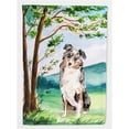 thumbnail image 1 of Carolines Treasures CK2030GF Under the Tree Australian Shepherd Garden Size Flag, 1 of 3
