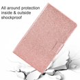 thumbnail image 5 of Dteck Case for Samsung Galaxy Tab A 8.0" SM-T290 T295 (2019 Released),Magnetic Bling Glitter PU Leather Card Holder Wallet Folio Kickstand Shockproof Cover 8-inch, Rosegold, 5 of 5