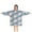 Blue Red Checkered, variant on Blue Red Checkered Pattern Blanket Hoodies for Kids 6-13YR Oversize Wearable Blanket Hoodies for Boys Girls Teens