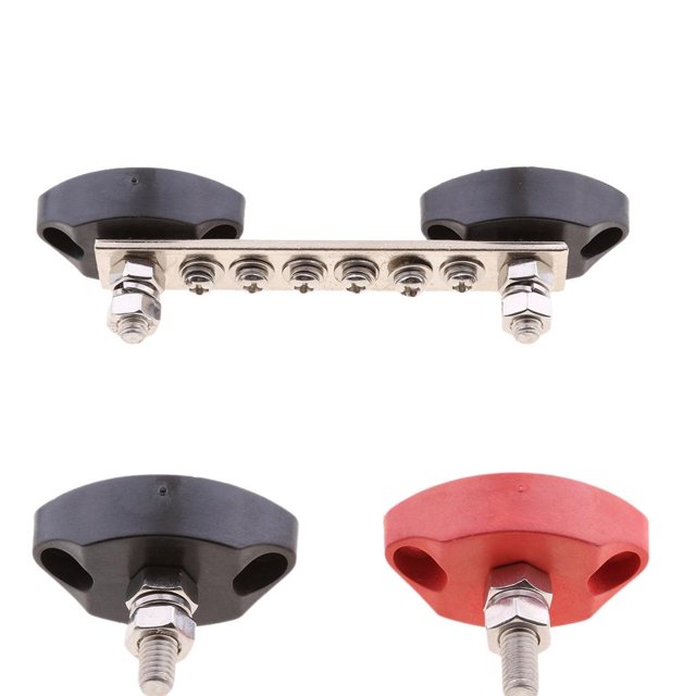 Single \u0026 Double Stud Marine Boat Bloque De Terminales Aislado De Acero Inoxidable Macarena Bloque de terminales con tornillo