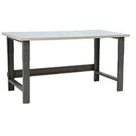 24' Depth - BenchPro RPB2460 Roosevelt Heavy Duty Steel Garage Work Bench with HD Particle Board Top, 1600 lbs Capacity, 60