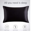 thumbnail image 4 of 2-Piece Satin Silky Pillow Cases with Zipper (Various Colors), 4 of 7