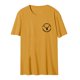 thumbnail image 2 of Gibobby Casual Playera de Manga Corta para Mujer Blusas gasa con cuello en V sueltas causales manga 3/4 para mujer(Amarillo,G), 2 of 5