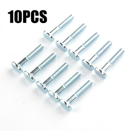 

10Pcs M6-40T 40mm T-Nut Sliding Screws Miter Track T-Slot Woodworking Tool