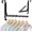 Black(update), variant on Tivkeber Over the Door Hooks, Extended Clothes Hanger with 11 Ridges, Space-Saving Rack for Hanging Clothes, Larger Capacity